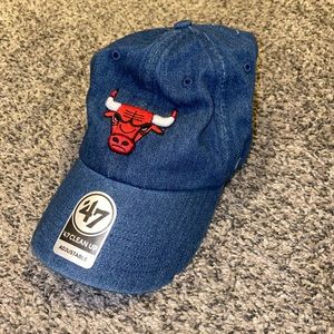 Vintage Denim Bulls 47 Brand Strapback